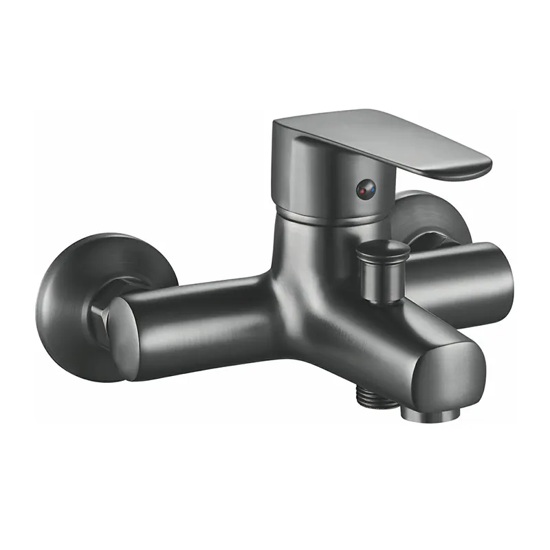 صنبور حوض استحمام باللون الرمادي الداكن